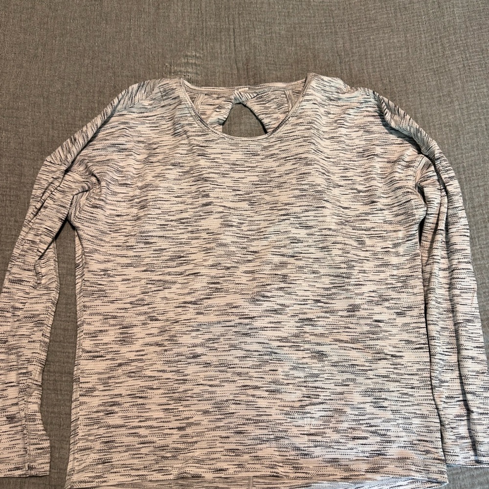 lululemon athletica Gray Long Sleeve Top